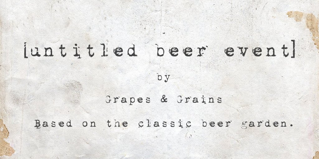 ‘Untitled Beer Event’ coming to the East&nbsp;Bay